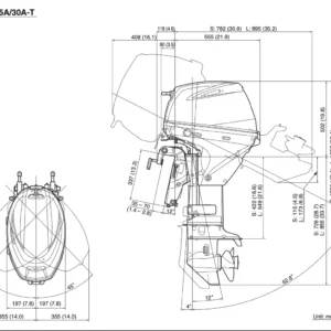 Suzuki 30 HP Outboard Motor - Model DF30ATL5